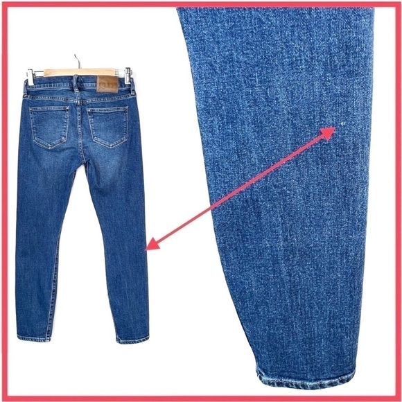 J. Crew Jeans Toothpick Super Skinny Selvedge Size 25 / 0 Petite  Mid-rise Ankle - Picture 4 of 11